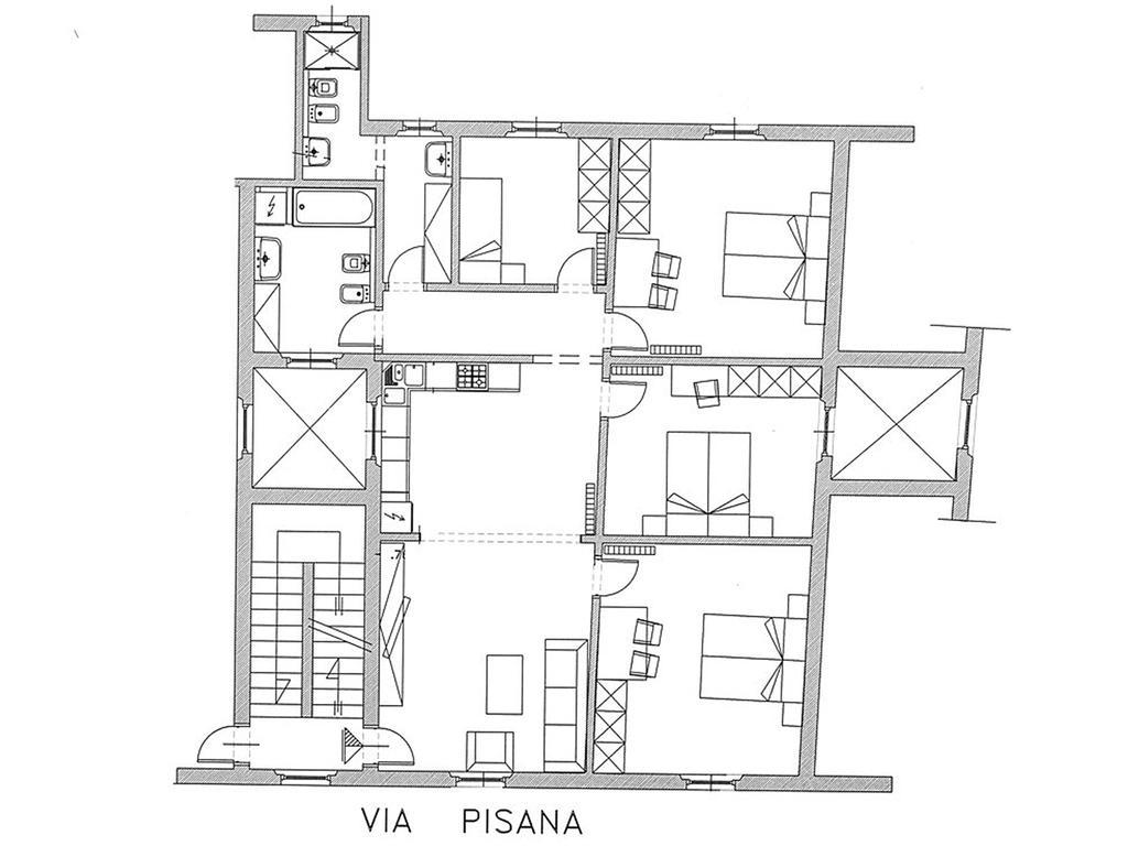 Appartamento Porta San Frediano Firenze Kültér fotó